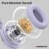Monster Persona 3rd ANC Active Noise Cancelling Headphones, Over Ear Wireless Headphone Bluetooth with Mic, 70 Hours Playtime Bluetooth Headphones, Foldable Comfort Lightweight Headphone for Travel - Purple